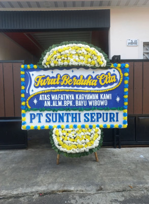 Papan Bunga Duka di Bengkulu
