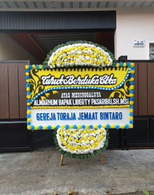 Papan Bunga Duka di Bengkulu